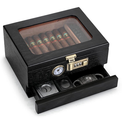 Home wooden humidor cigar box