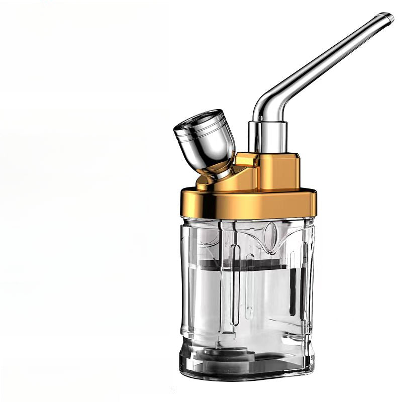 Portable and reusable filtered hookah, suitable for various types of cigarettes and tobacco